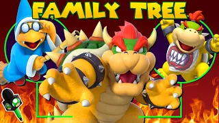 The Bowser Family Tree - The History Of The Koopa King! 🐲🐢