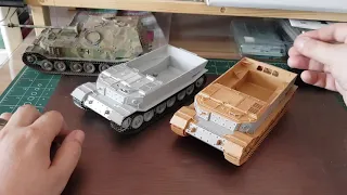 САУ "Элефант"-параллельная сборка Zvezda, Revell...35 scale...шаг 2