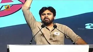 Pawan Kalyan Singing Telangana Gaddar Songs - PSPK Powerful Speech - Jana Sena Party Launch
