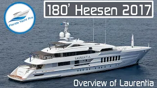 180' Heesen 2017 Laurentia Superyacht Overview - Available for Purchase at $57.2 Million