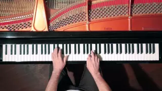 Bach 2 Part Invention No.2 (slow tempo) P. Barton, FEURICH Harmonic Pedal piano