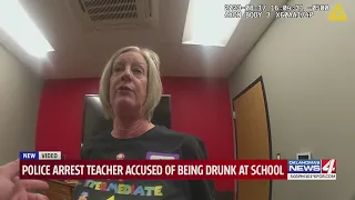 Police arrest teacher accused of being drunk at school