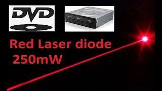 DVD Burner Red Laser diode