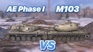 НА ЗАБИВ#66| САМЫЙ РЕДКИЙ КОЛЛЕКЦИОННЫЙ ТАНК в игре против ПРОКАЧКИ | AE Phase 1 vs M103 | WoT Blitz