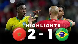 Brazil Vs Morocco 1-2 All Goals & Extended Highlights 2023 HD #brazil #morocco #football