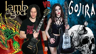 Lamb of God vs Gojira | Groove / Death metal vs Technical death metal (guitar riffs battle) cover