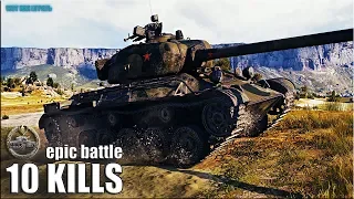 СТАТИСТ на ЛТ КРАСИВО ЗАТАЩИЛ 🌟 World of Tanks ЛТТБ лучший бой