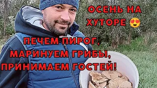 ЖИЗНЬ В ДЕРЕВНЕ  Принимаем ГОСТЕЙ  Печем БЫСТРЫЙ ПИРОГ #жизньвдеревне #принимаемгостей #хутор