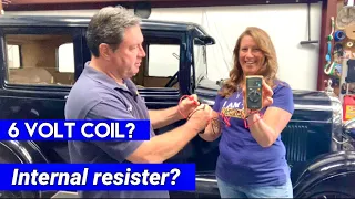 Ford Model A Q&A of the day - which 6 volt coil and internal resister with or without?