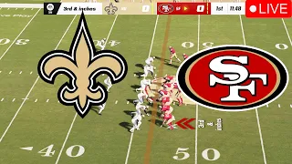 🔴 NFL  LIVE🔴NEW ORLEANS SAINTS VS SAN FRANCISCO 49ERS  LIVESTREAM /NFL SEASON