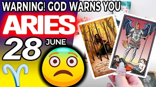 Aries ♈️ ❌WARNING❌ GOD WARNS YOU 😨 horoscope for today JUNE 28 2023 ♈️aries tarot JUNE 28 2023