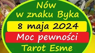 🌘🌑🌒Nów w Byku♉8.05.2024🍀Moc pewności👍 - tarot, czytanie tarota, horoskop @TarotEsme