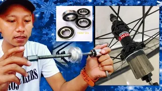 NOVATEC D412BS BEARING REPLACEMENT | REAR HUB | 15267 2rs | PAANO MAG PALIT NG BEARING | ProjecTrebs