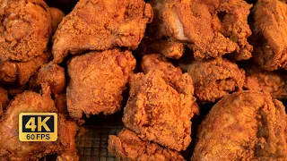 Delicious New York fried chicken according to Charle's secret recipe