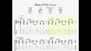 Best of my Love - Eagles - TAB - Guitarra