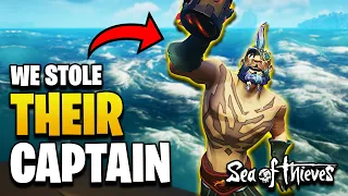 We STOLE Their CAPTAIN from this SALTY CREW (Sea of Thieves Gameplay 2024)