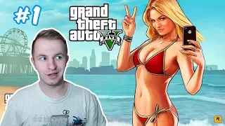 №736: Grand Theft Auto V - ГЕНИАЛЬНОЕ ОГРАБЛЕНИЕ И ПОГОНЯ #1