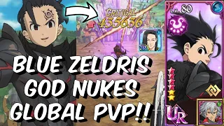 Blue Zeldris GOD NUKES Global PVP with Ludociel Crit Team - Seven Deadly Sins: Grand Cross