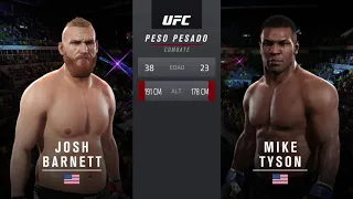EA SPORTS™ UFC® 2 barnett vs tyson cpu vs cpu