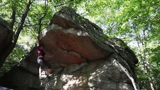 Gunks Bouldering: Rx Do It Over The Counter (Kenny)