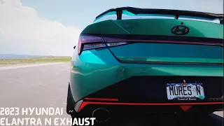 2023 Hyundai Elantra N Exhaust Sound With Resonator Delete