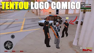 NINGUÉM TIRA ONDA COMIGO NA PM NO BRASIL ROLEPLAY - GTA SAMP ANDROID E PC