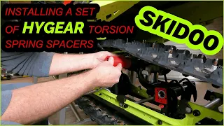 HYGEAR SUSPENSION | TORSION SPRING SPACERS INSTALL | SKI DOO RENEGADE XRS