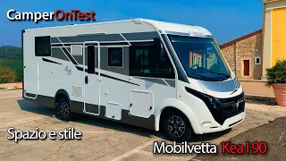 Mobilvetta Kea I 90: un motorhome con un ottima abitabilità interna e grandi volumi di stivaggio