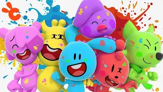 FRIENDSHIP is COLORFUL !!! | Cueio and Friends Animation Cartoons for Kids S01E10 | rainbow friends