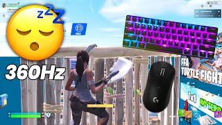 Razer Huntsman Mini ASMR 😴Martoz 1v1🏆 Satisfying Keyboard Fortnite 360 FPS 4K