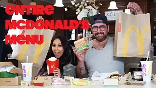 TRYING THE ENTIRE MCDONALDS MENU | SNOOKI AND JOEY