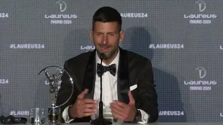 Trophée Laureus - Madrid 2024 - Novak Djokovic : "L'absence d'entraîneur est aussi une option... "