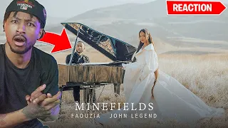 LOVE IS DANGEROUS! Faouzia & John Legend - Minefields (Official Music Video) Reaction