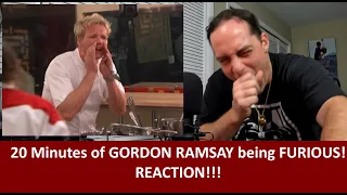 American Reacts 20 Minutes of Gordon Ramsay Being FURIOUS | Hell's Kitchen REACTION