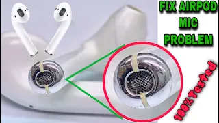 FIX AirPods Microphone Not Working! (2023)..HOW TO CLEAN AIRPODS MIC!