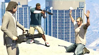 GTA V PC Michael And Franklin Kill Trevor (Editor Rockstar Movie Cinematic Short Film)