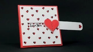 DIY Valentine Card - Учебник для слайдеров с любовью