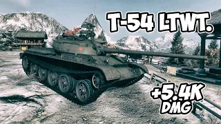 T-54 ltwt. - 5 Frags 5.4K Damage - Time framed! - World Of Tanks