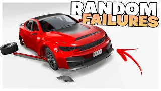 This Mod Randomizes CRITICAL Car FAILURES Every 10 Seconds! - BeamNG Random Car Crashes