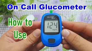 How to Use On Call Glucometer | On Call EZ II | How to Check Glucose / Sugar Level