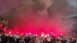 Frankfurt Fans beim Pokal Halbfinale gegen Stuttgart I 03.05.2023