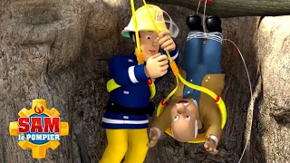 Trevor se retrouve coincé à l'envers ! | Pompier Sam Officiel | Dessins animés pour enfants