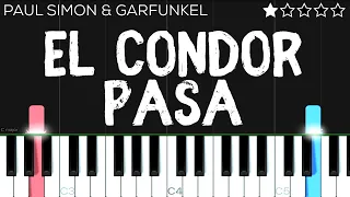 Paul Simon & Garfunkel - El Condor Pasa | EASY Piano Tutorial