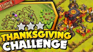 Easily 3 Star the Thanksgiving Challenge (Clash of Clans)