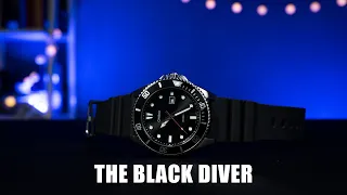 The black diver watch - CASIO DIVER MDV-107-1A