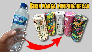 Cara Membuat Celengan Dari Botol Bekas Yang Bikin Tetangga Nyinyir || Ide Kreatif