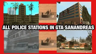 All police stations in GTA SanAndreas with mapping