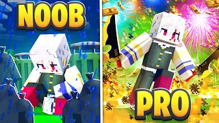 NOOB VS PRO DE UM HASHIRA no Minecraft *Uzui Tengen*