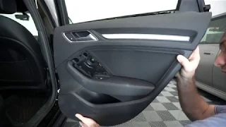 2018 Audi A3/S3 rear door panel removal | как снять дверную обшивку на Audi A3