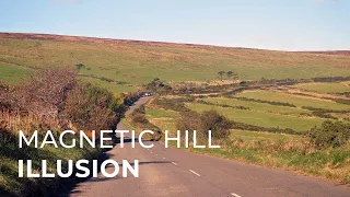 Magnetic Hill Optical Illusion on the Isle of Man